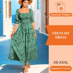 Frenchy Dress PDF Sewing Pattern